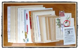 ephemera 6/papier collage bastelpapier scrapbooking +Versand