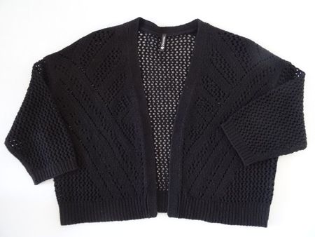 Bolero Jäckli Strikjacke schwarz Gr. 40/M