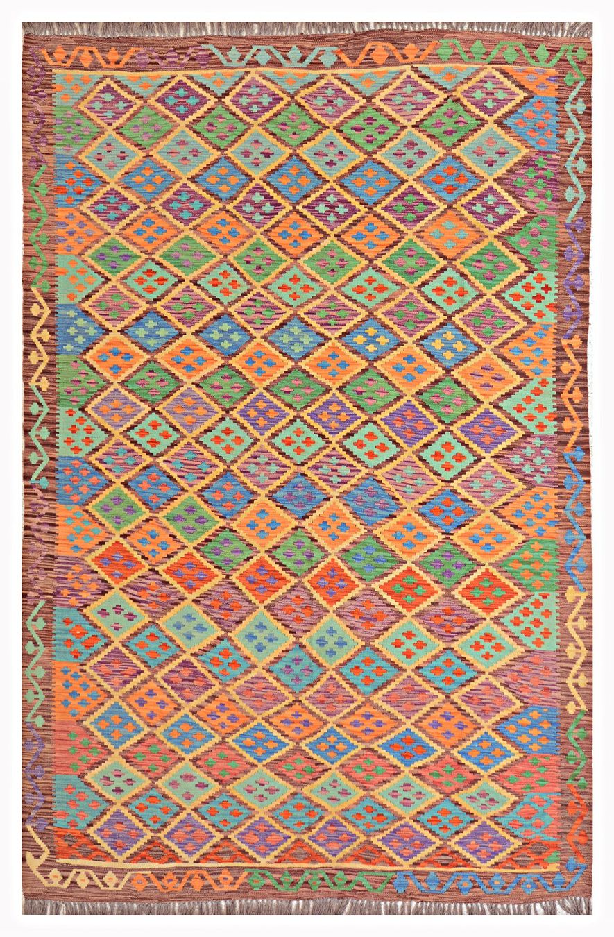 Kelim Tappeti: Oriente Kelim Teppich 200x300 cm – Nuovo e nell'imballaggio originale da Lahore venduto da Fairways79 9