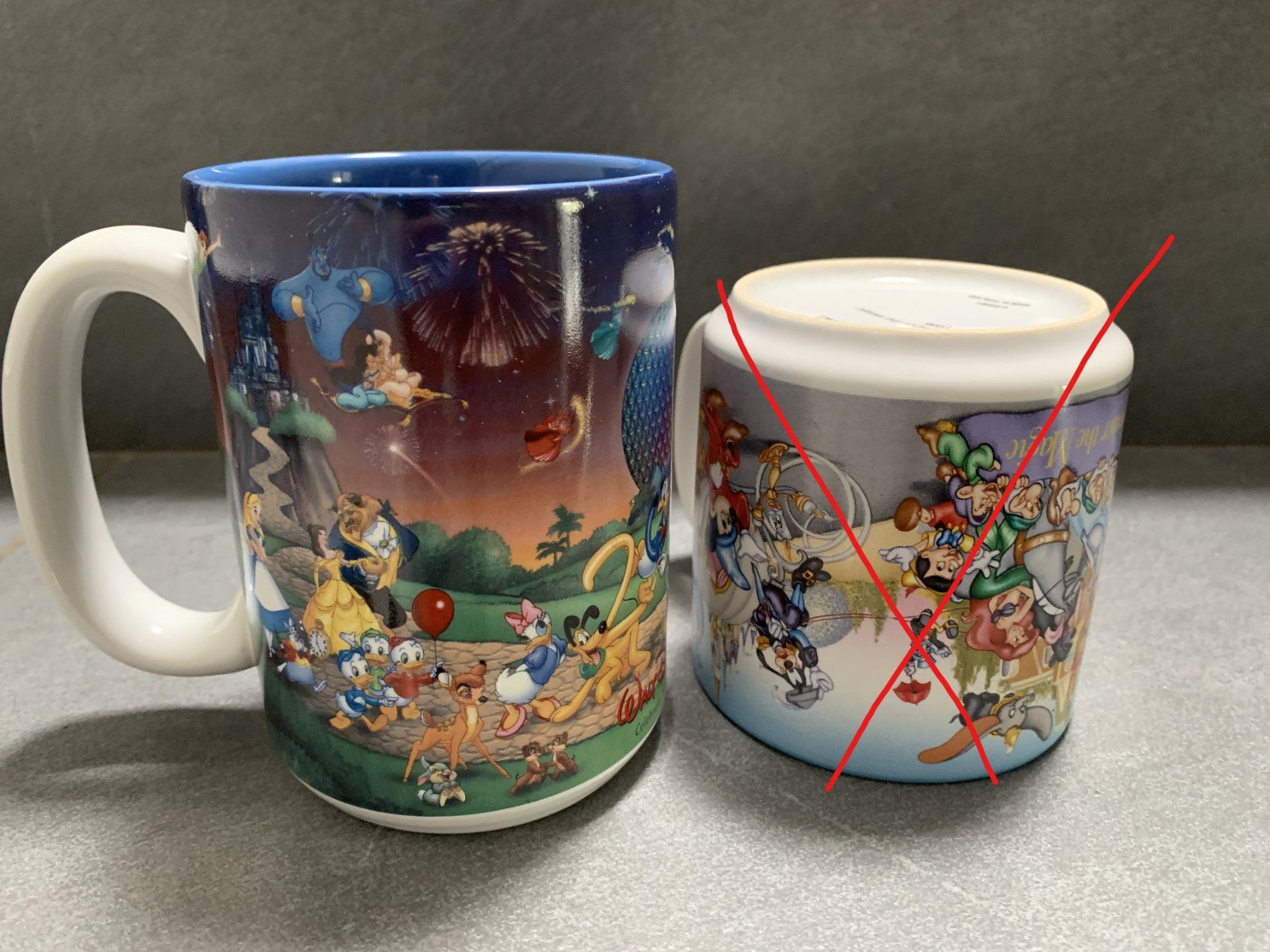 Disney Tazze: Disney World 2000,  Sammlerstück – Usato da Ittenthal venduto da Littleirene 6