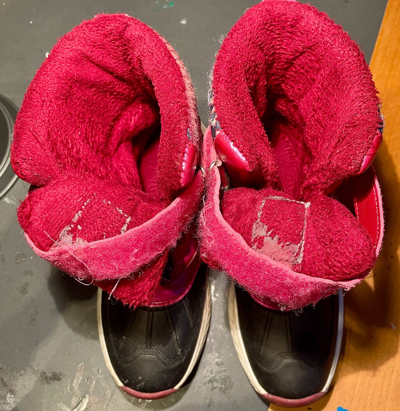 Scarpe per ragazze: rote, warme Winter-Gummistiefel Gr. 35 – Usato da Neuendorf venduto da Knopfi 5