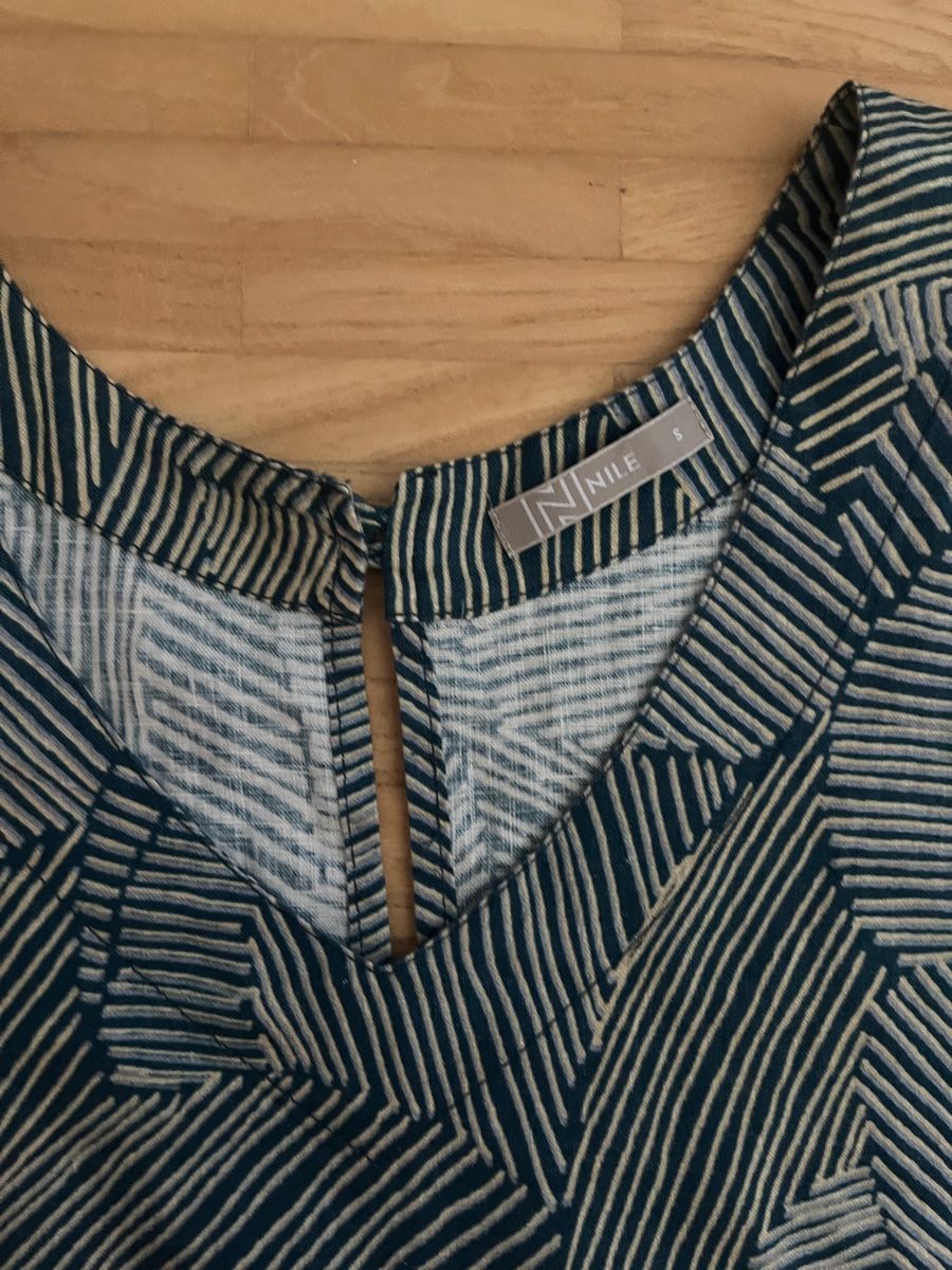 Nile Camicette: Nile Bluse Leinen neu! – Nuovo (secondo la descrizione) da St. Gallen venduto da elli18 1