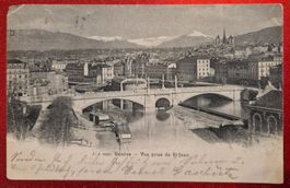 Genève Vue prise de St-Jean 1903  rar!