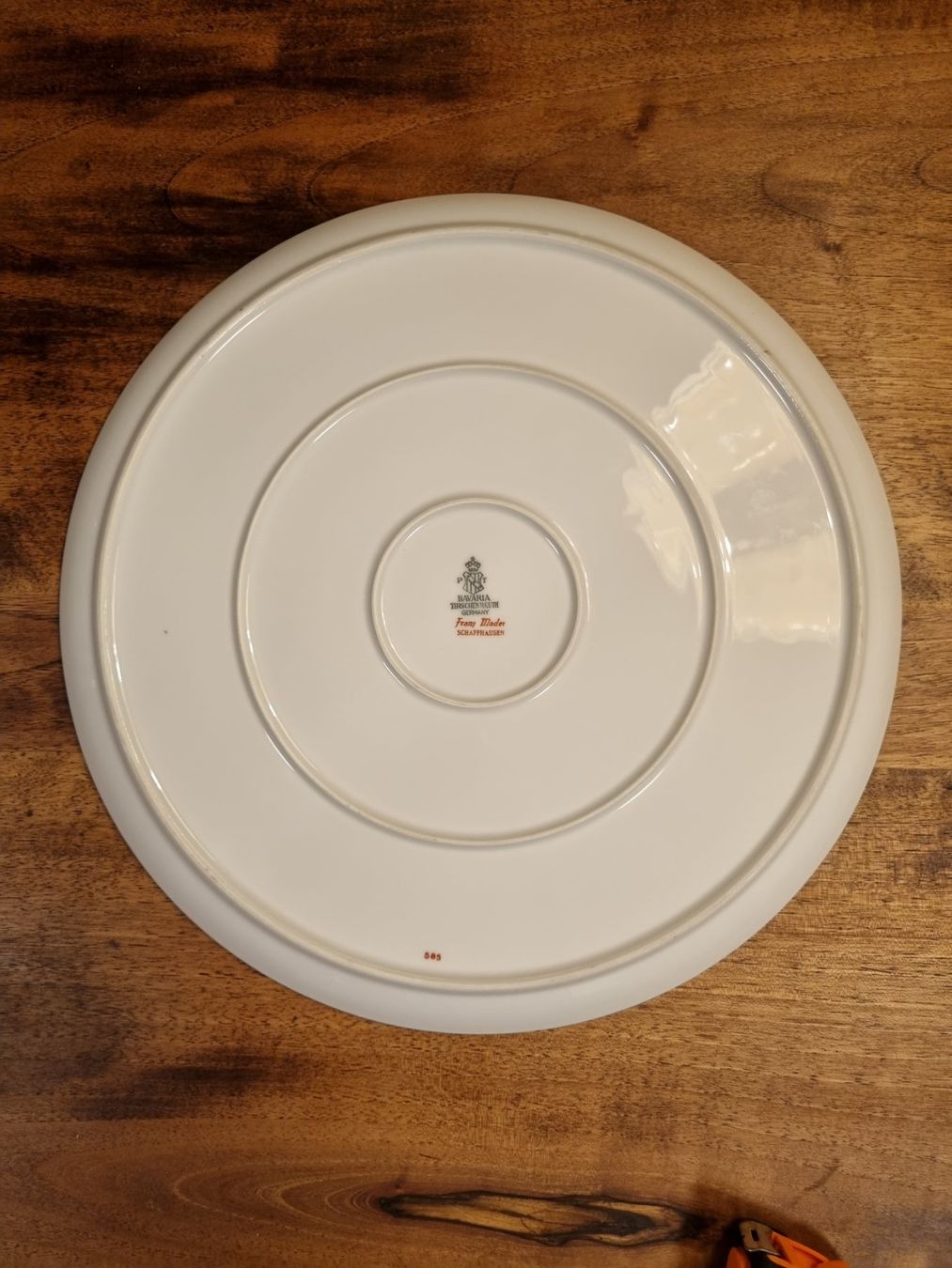 Servierplatten: Grosse Tirschenreuth Prunkplatte Golddekor 34 cm – Gebraucht aus Scharnachtal von devin03 4