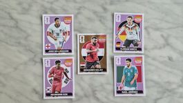 Panini Fussball Sticker Set 5 Stk. Neue Ware