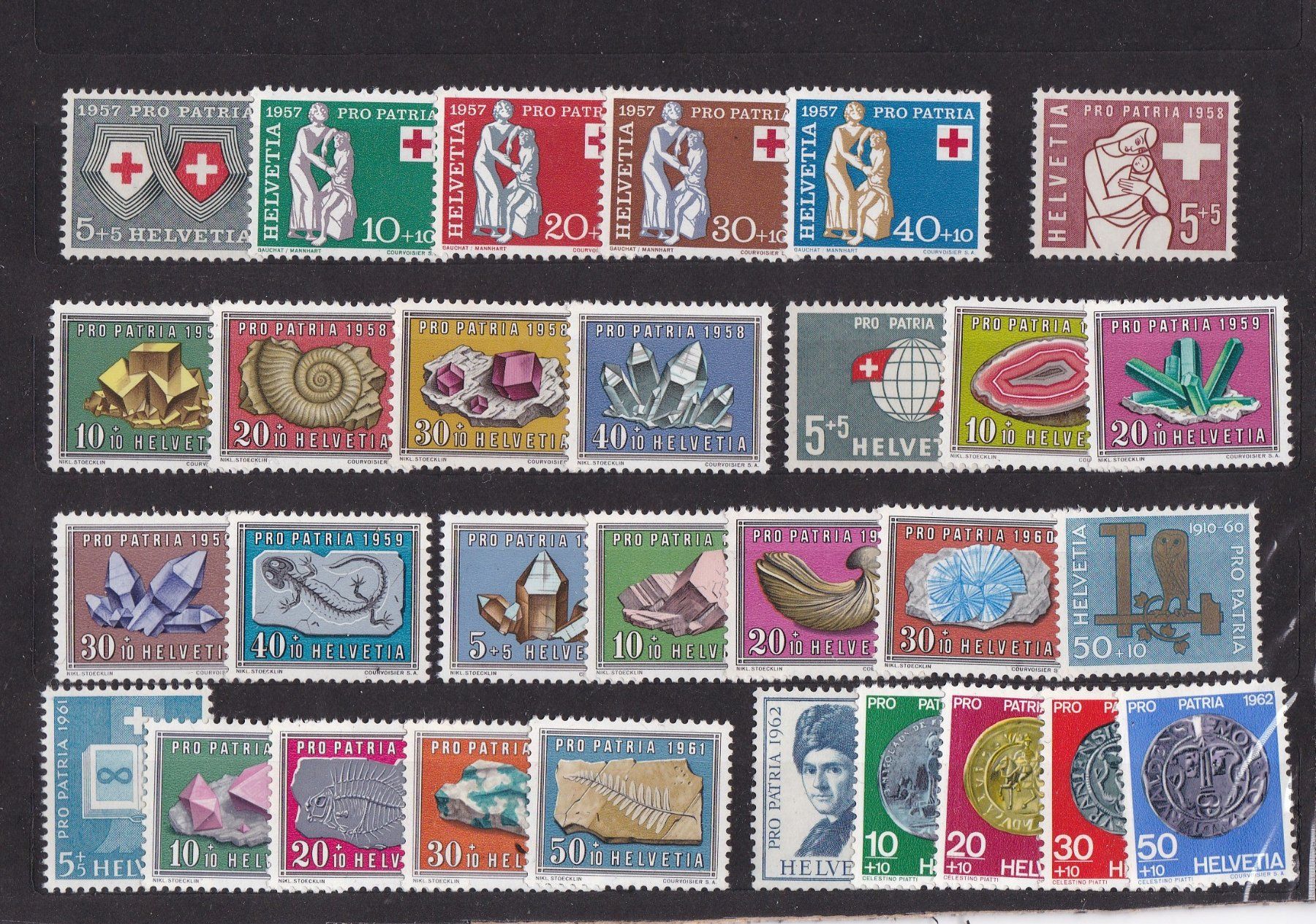 Alle Briefmarken: CH Briefmarken Lot "postfrisch" PP, PJ etc. – Gebraucht aus Münchwilen AG von Nesar 1