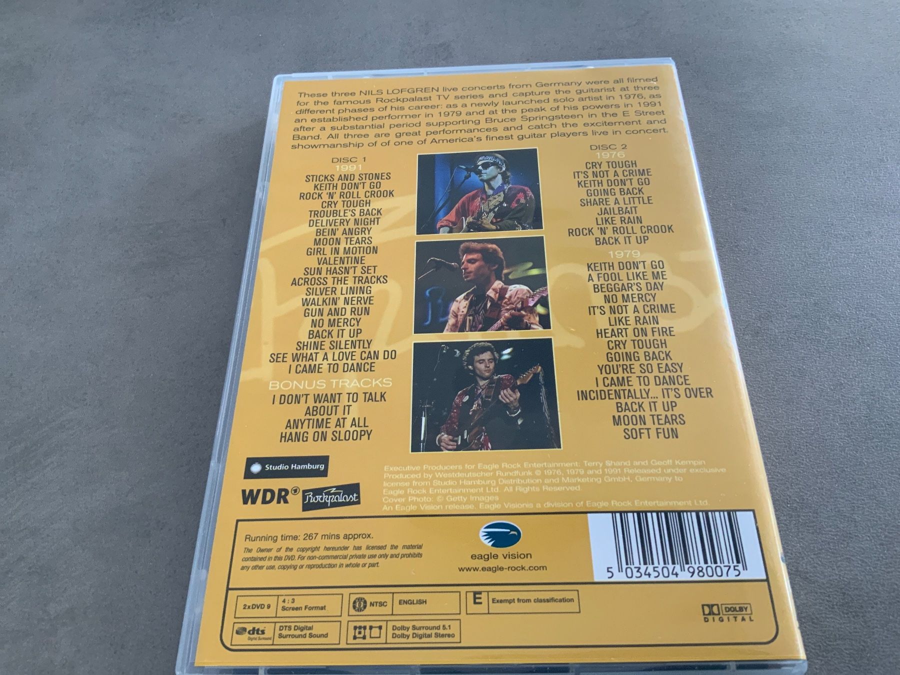 Alle DVDs: Nils Lofgren, Cry tough, Rockpalast, DVD – Gebraucht aus Uster von Macita56 1