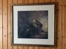 Kunstdruck gerahmt Carl Spitzweg guter Zustand