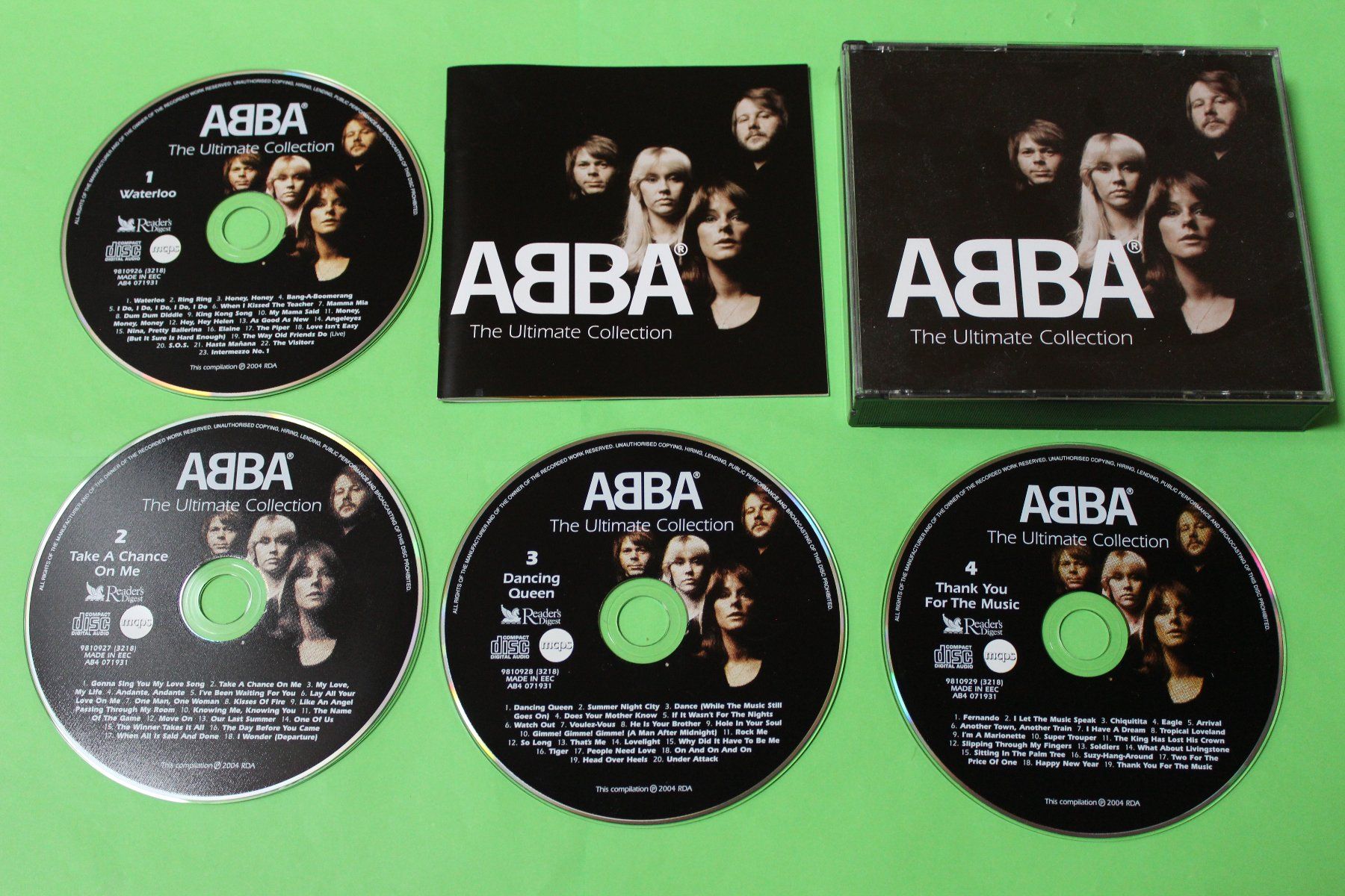 CDs: ABBA - THE ULTIMATE COLLECTION (Reader's Digest) 4CD – Gebraucht aus Tübach von JamesStone 5