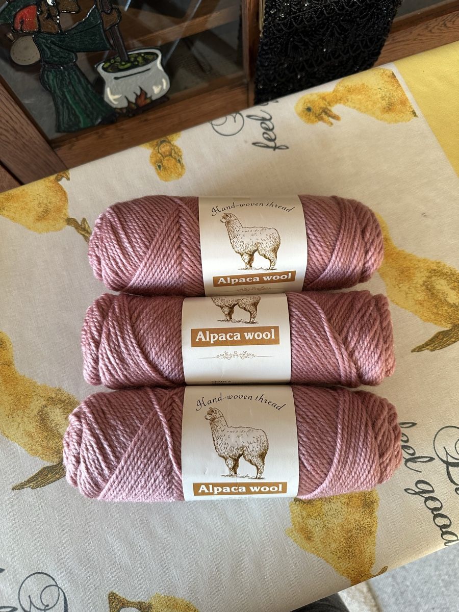 Lana: 3 Knäuel Alpaka Wolle altrosa – Nuovo (secondo la descrizione) da Trüllikon venduto da angela4444 3