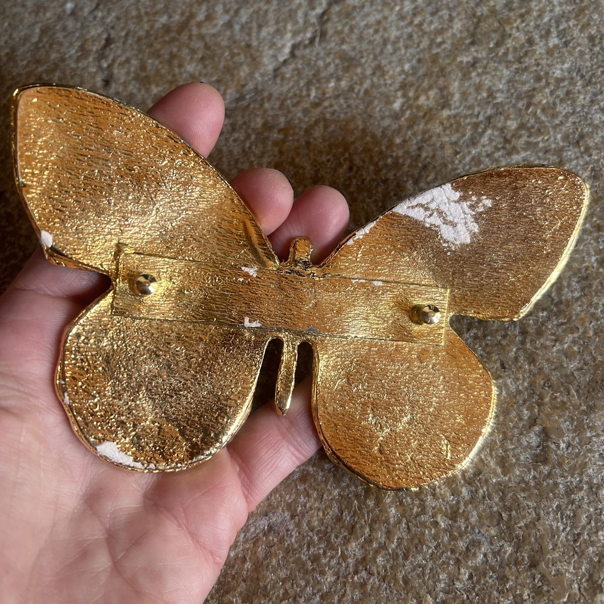 Fibbie per cinture: Gürtelschnalle Schmetterling gross – Usato da Laufen venduto da Bellavitaboom 7
