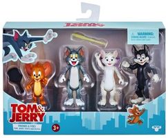 Tom und Jerry - Friends & Foes Set (4 bewegliche Figuren)