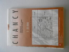 Landeskarte 1:25000 Chancy 2010