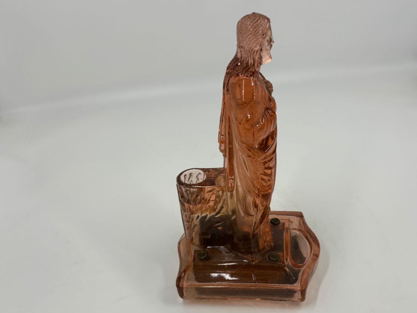 Carillon: Spieluhr, Jesus-Statue, Glasfigur – Usato da Schafisheim venduto da drehorgelmax 2