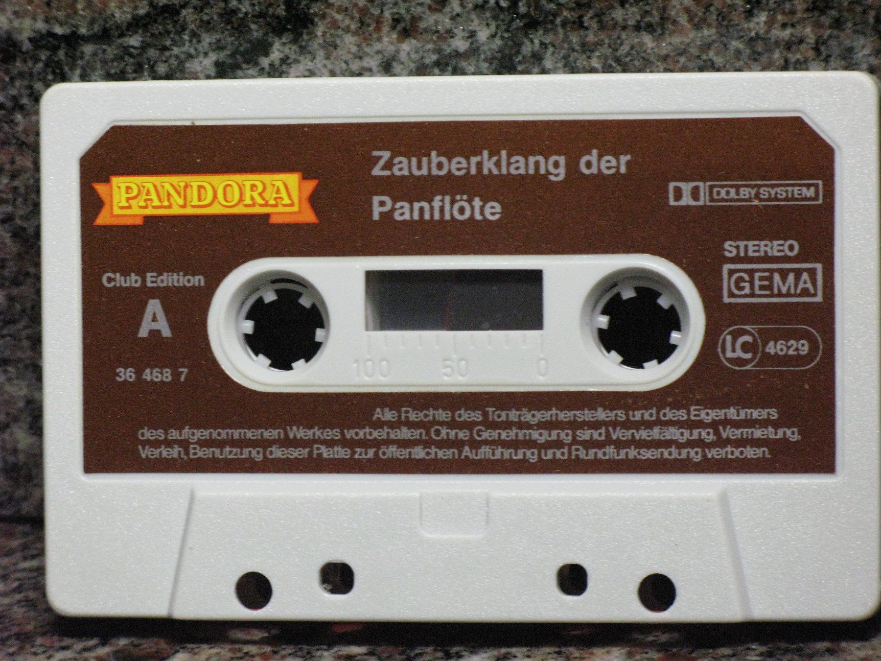 Musicassette: ZAUBERKLANG  DER  PANFLöTE    Div. – Usato da Langnau i. E. venduto da gf2_29jt 3