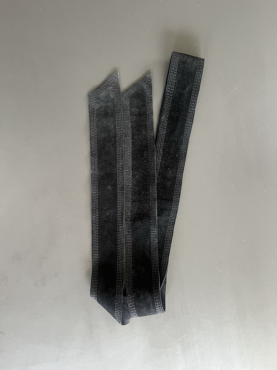 Cinture: Vintage black belt – Usato da Zürich venduto da MariKondo 1