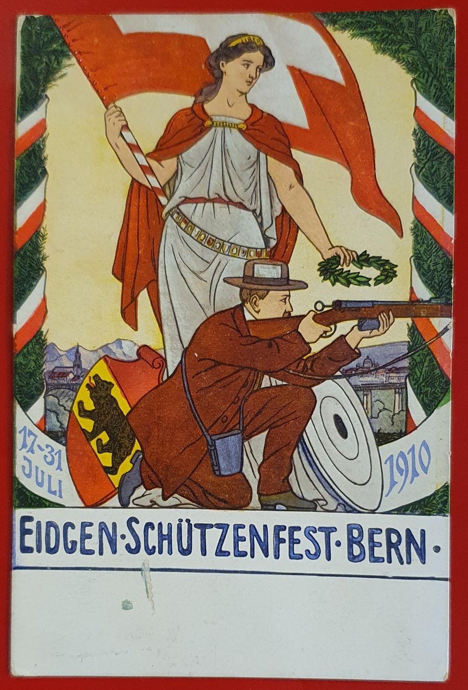 Ansichtskarten: Eidgenössisches Schützenfest Bern 1910 – Gebraucht aus Kreuzlingen von Rschweiz1