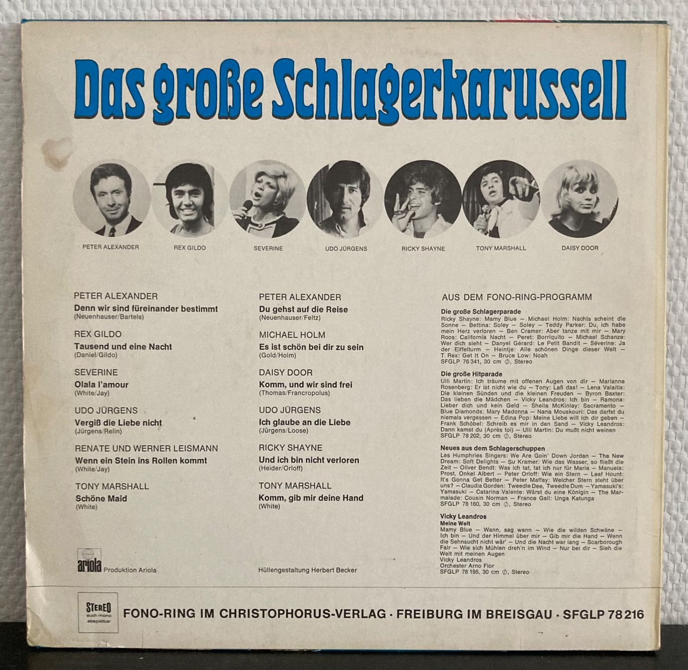Schallplatten: VARIOUS🔸Das Grosse Schlager Karussell LP – Gebraucht aus Wettingen von 12.Zoll.Vinyl 1