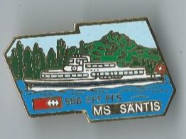 Placchette & Badge: MS Säntis Schiff-Pin – Usato da Zürich venduto da t24_de
