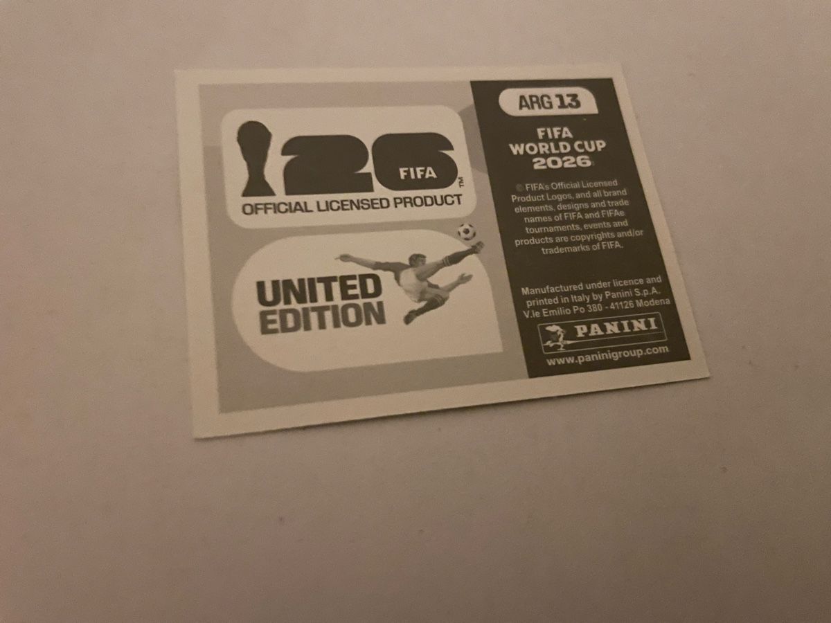 Panini Carte collezionabili: FIFA WM 2026 WE ARE Argentinien ARG 13 – Nuovo (secondo la descrizione) da Winterthur venduto da Cobraforce 1