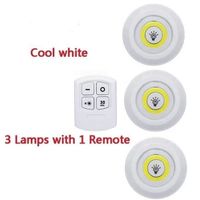 Dimmbare LED-Leuchten (3 Stck) inkl. Fernbedienung