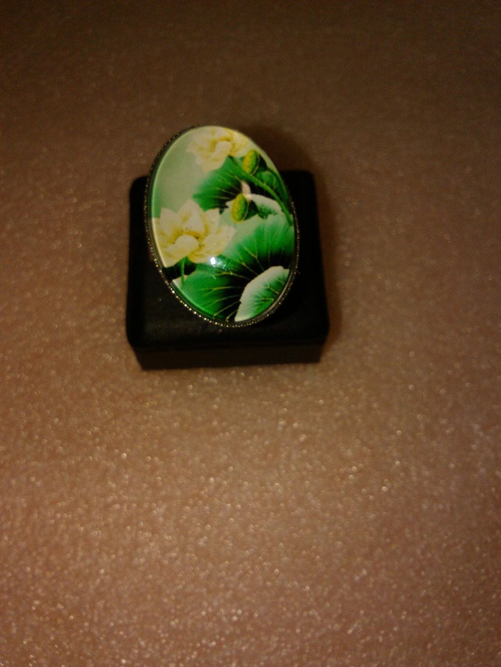 Anelli: ring edelsthal,,,hellgrün und weiss farben – Nuovo (secondo la descrizione) da Basel venduto da bijoutrie_4 3