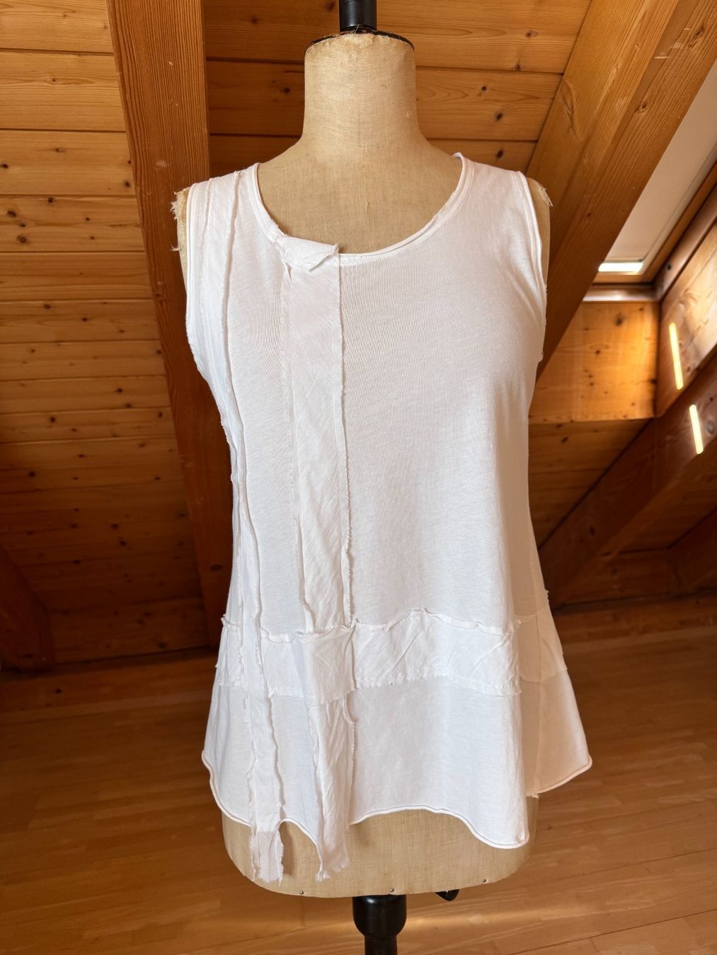 Top: Weisses Sommer-Top von black label – Nuovo (secondo la descrizione) da Stäfa venduto da Mofi8712