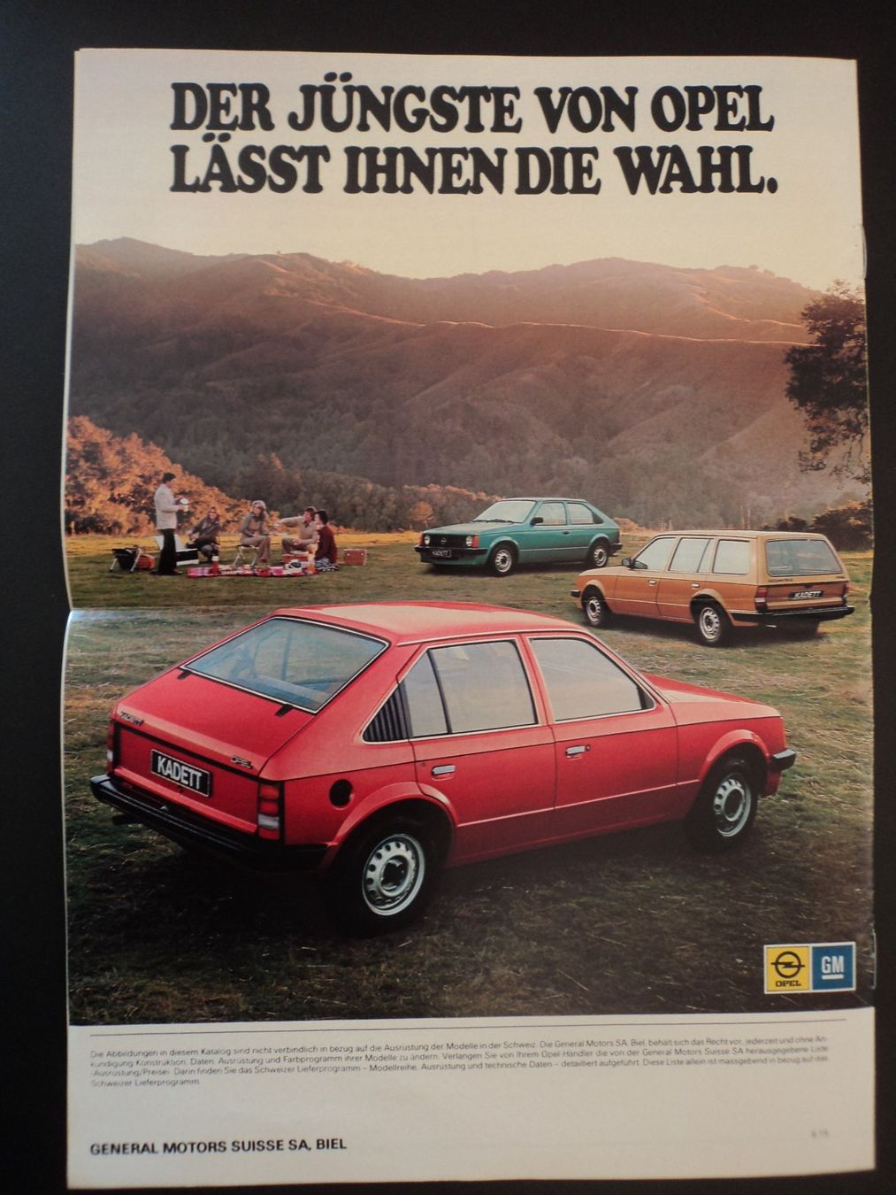 Opel Documenti: Prospekt Opel Kadett D 1979 – Usato da Schwarzenburg venduto da modelCARama 1