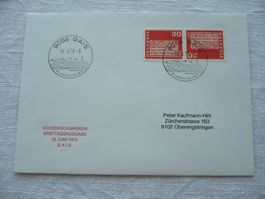 1970 FDC Kehrdruck Gais SBK K54