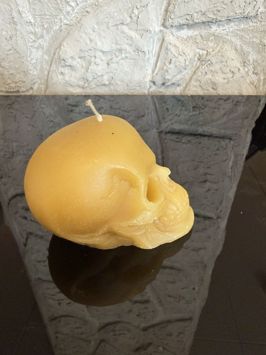 Kerzen: Totenkopf-Kerze – Neu (gemäss Beschreibung) aus Grenchen von Bastet007 1