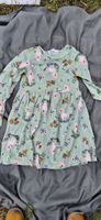 schönes leichtes langarmiges kleid mit einhorn muster