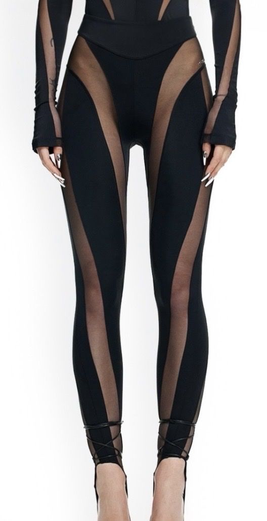 Leggings: Mugler x h&m Leggings Grösse 38 – Nuovo (secondo la descrizione) da Zürich venduto da aaaaaaaaa00