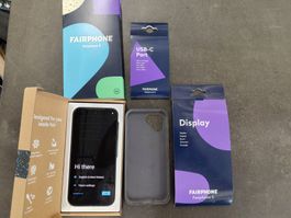 Fairphone 5 256GB mit OVP, viel Zubehör und Ersatzteilen