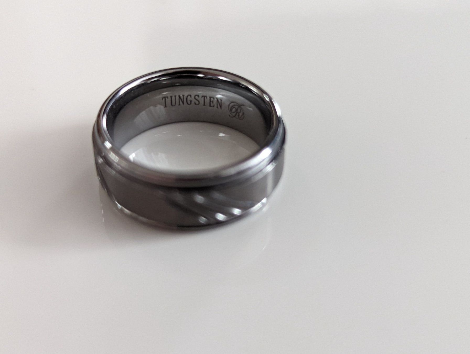 Anelli: Partnerring aus Wolfram – Nuovo (secondo la descrizione) da Bremgarten AG venduto da recbitw 2