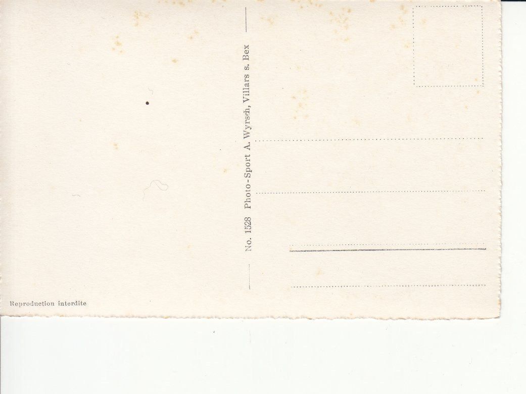 Cartoline postali: Chèsières Villars ca. 1945 – Usato da Bürglen TG venduto da StampGraf 1