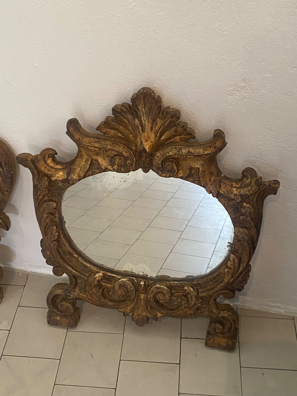 Specchi: Coppia specchi antichi in legno dorato – Usato da Brissago venduto da Osi.Coco.6782 2
