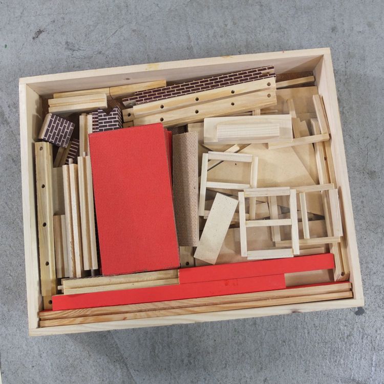 KAPLA Bauklötze Set – 40 Gelbe Holzplättchen Aus Pinienholz – Kreatives Konstruktionsspiel Ab 4 Jahre