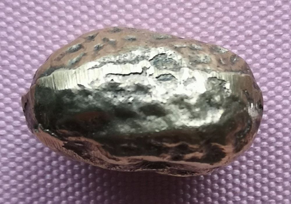 Nugget, vergoldet in Nussform Kaufen auf Ricardo