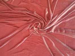 Velours Viskose & 20% Seide 1.65x1.30m rosa