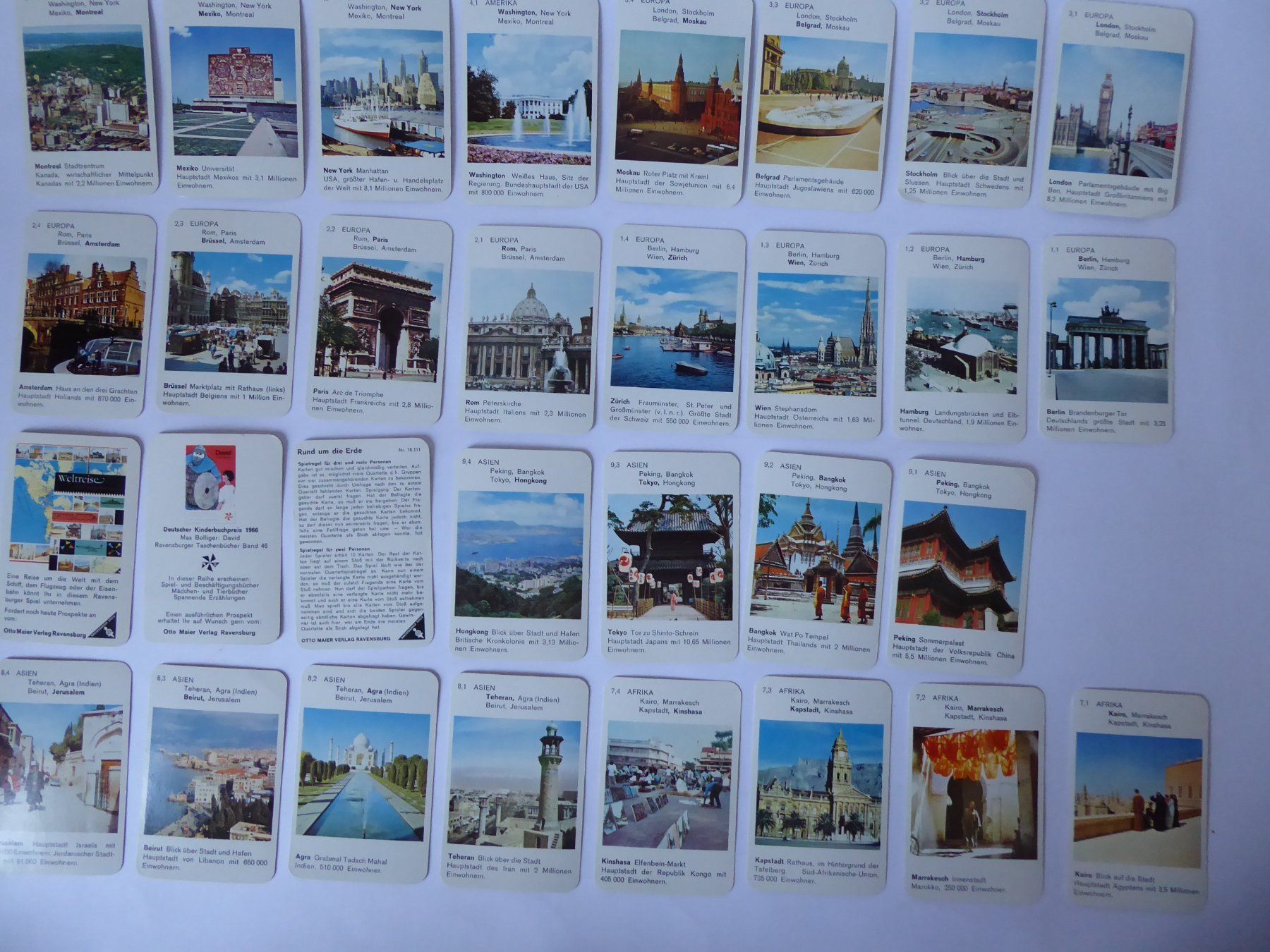 Ravensburger Giochi: Nostalgie Quartett: Rund um die Erde, Ravensburger – Usato da Turbenthal venduto da Panau 2