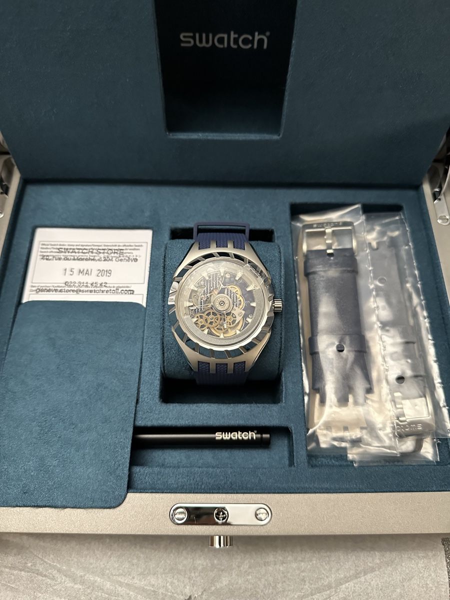 Swatch Orologi: Swatch Flymagic Blue Hawk Limited 52/500 Automatic NEU – Nuovo (secondo la descrizione) da Chavannes-de-Bogis venduto da ale_zp56 1