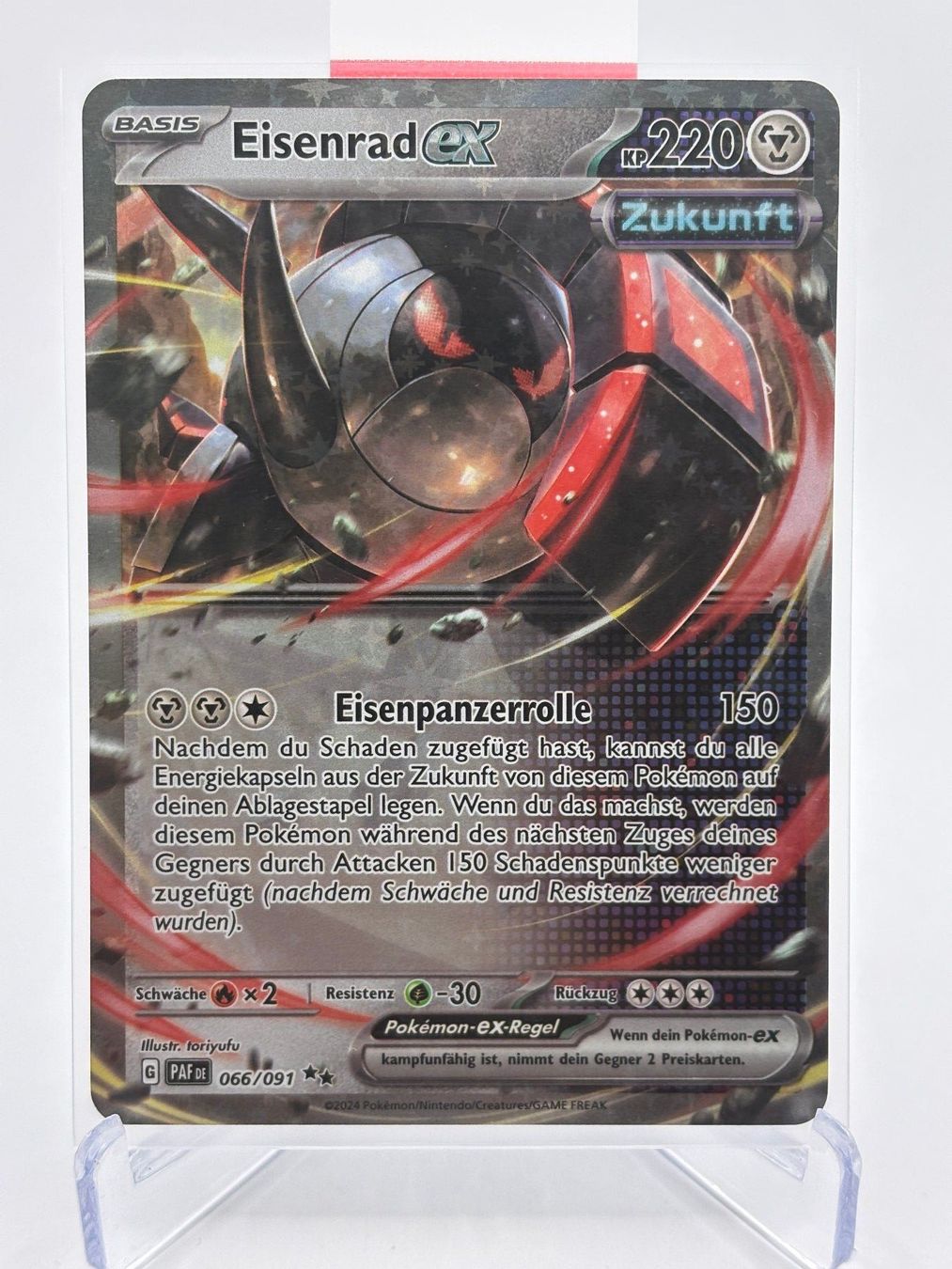 Pokémon Sammelbilder & Trading cards: Paldeas Schicksale - Eisenrad ex (PAF 66) - DE – Neu (gemäss Beschreibung) aus Allschwil von Bullach