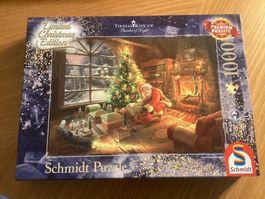 1000er Weihnachtspuzzle - Thomas Kinkade