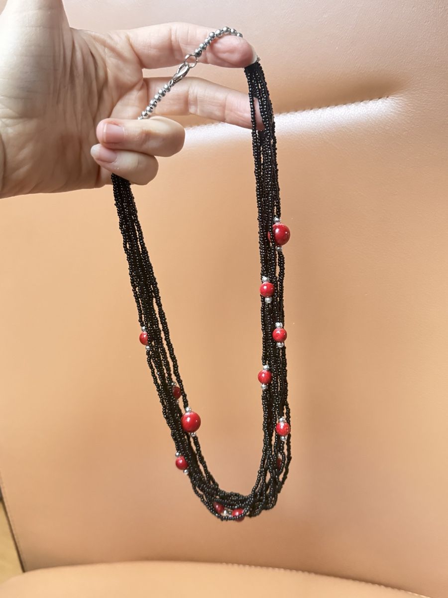 Catenine: Schwarze Mehrfachstrang Kette NEU – Nuovo e nell'imballaggio originale da Basel venduto da Chili007 3