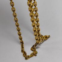 Gold plated chain long vintage #C9