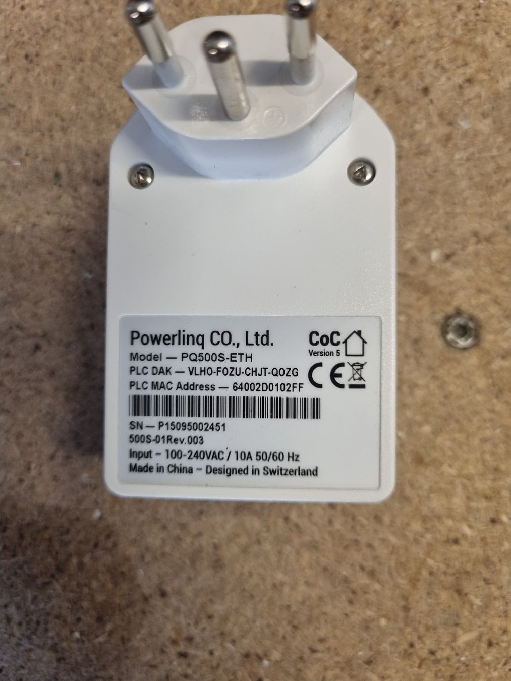 myStrom Laufwerke & Adapter: 2x myStrom Powerline Adapter PQ500S-ETH  – Gebraucht aus Diepoldsau von zyphton 4