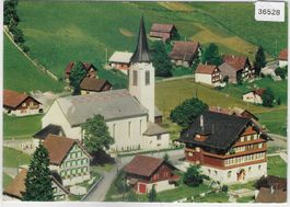 Flugaufnahme Katholische Kirche Wildhaus