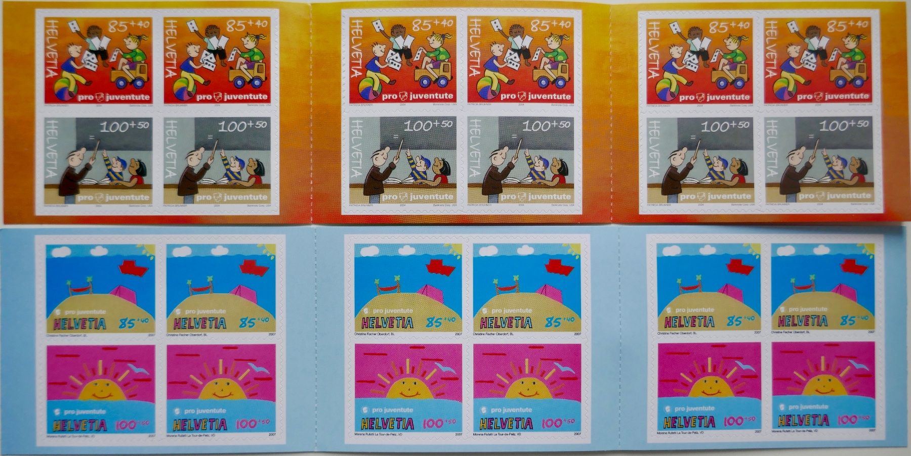 Alle Briefmarken: 4 Stk Markenheftchen postfrisch** – Neu (gemäss Beschreibung) aus Möhlin von PHILABARTIS 1