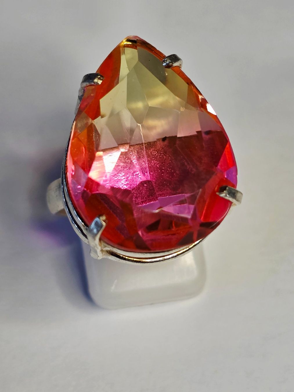 Ringe: Rot-gelber Edelstein Ring – Neu (gemäss Beschreibung) aus Zürich von benedikt12 2