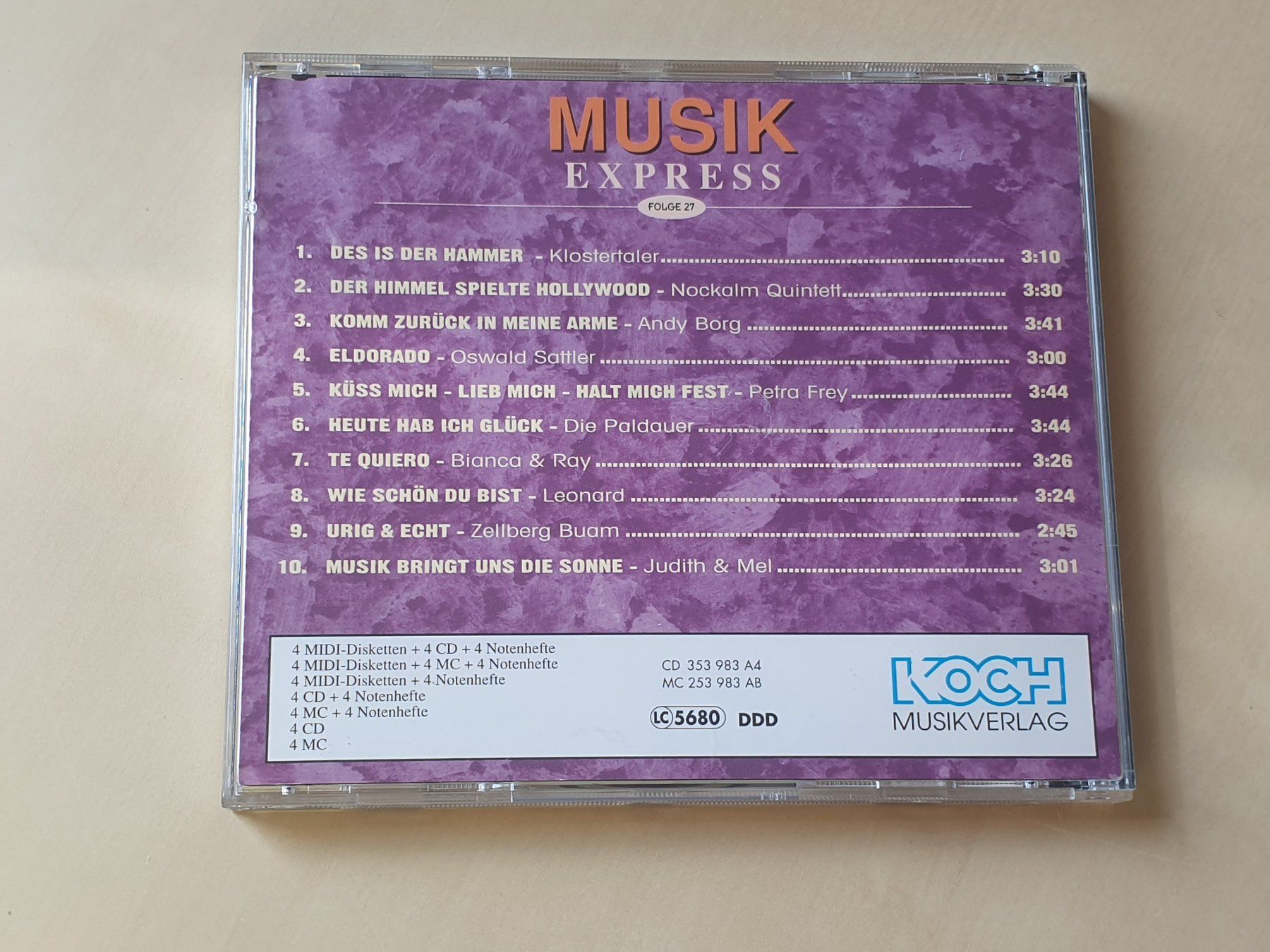CDs: Musik Express Folge 27 – D'occasion à Stansstad par collectorsshop 1